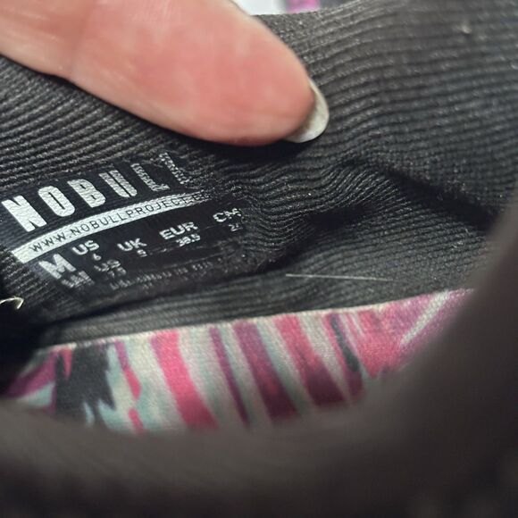 NOBULL Shoes Womens 7.5 Black Floral Colorful Gym Training Crossfit Sneaker - Picture 9 of 9